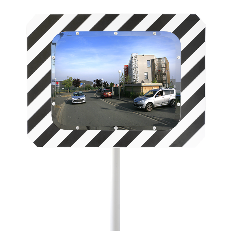 Miroir routier conforme - Gamme classique - 450 x 600 mm - Garantie 3 ou 6 ou 10 ans