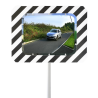 Miroir routier conforme - Gamme classique - 450 x 600 mm - Garantie 3 ou 6 ou 10 ans