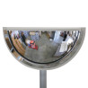 Demi-miroir multi-usages panoramiques vision à 180° -  1/2 diamètre 400 mm - Garantie 3 ou 6 ans