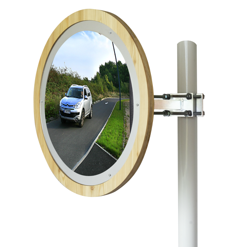 Miroir multi-usages en inox - Gamme JURA - ANTIGIVRE - Diamètre 600 mm