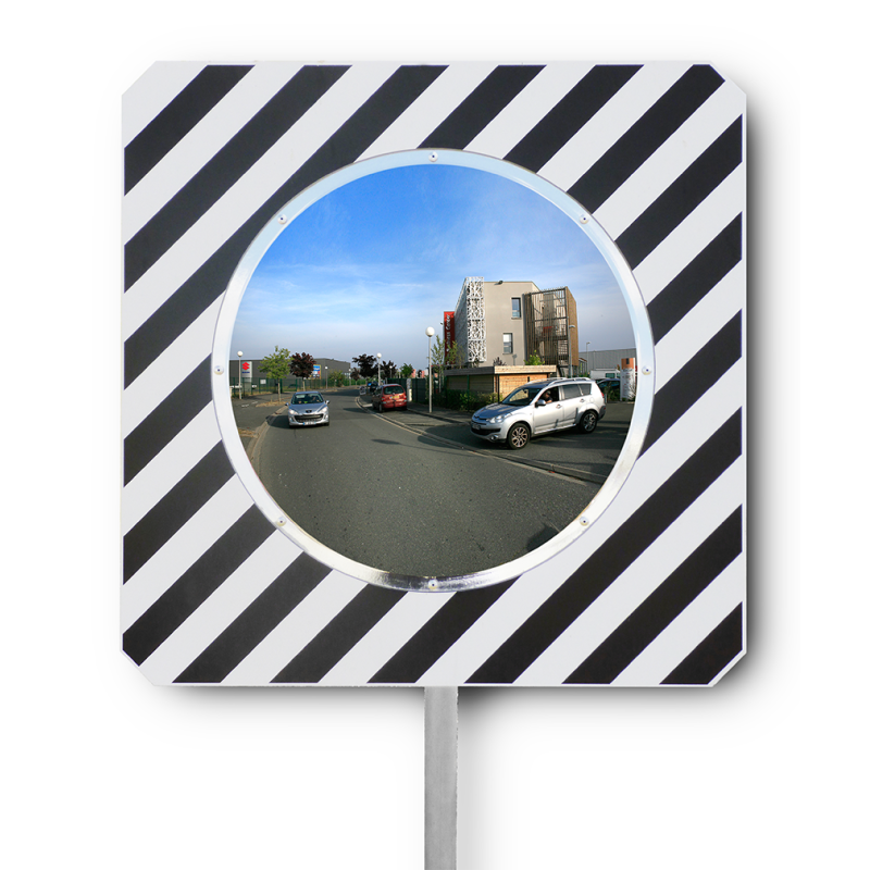 Miroir routier conforme - Gamme Classique - Diamètre 600 mm - Garantie 3, 6 ou 10 ans