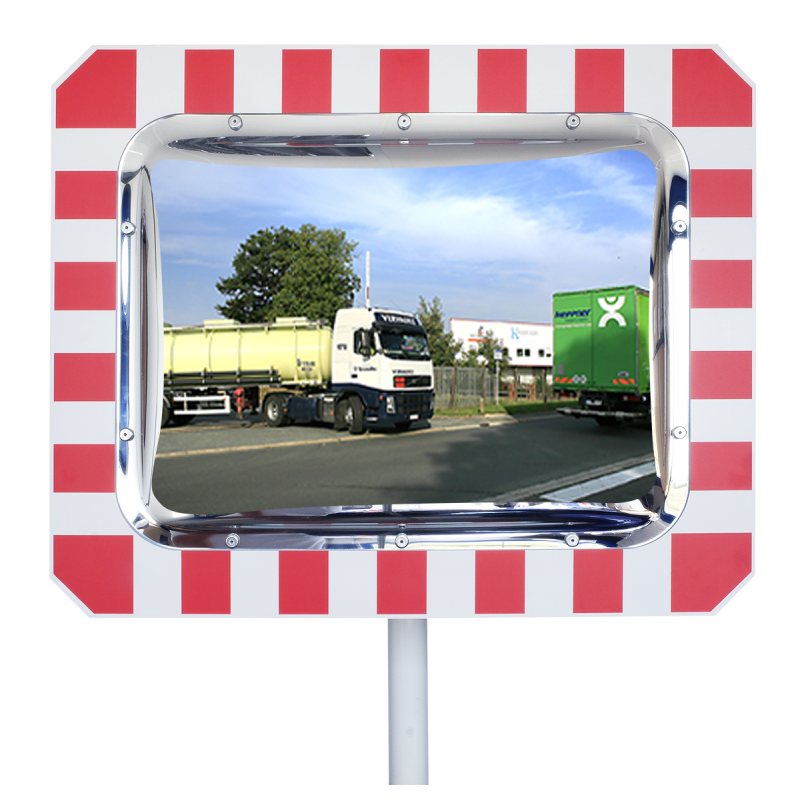 Miroir pour l'Industrie ou voies privées - 600 x 800 mm - Garantie 3, 6 ou 10 ans