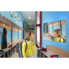 Miroir incassable pour sanitaire en plexichok - 400 x 600 mm - Garantie 3 ans
