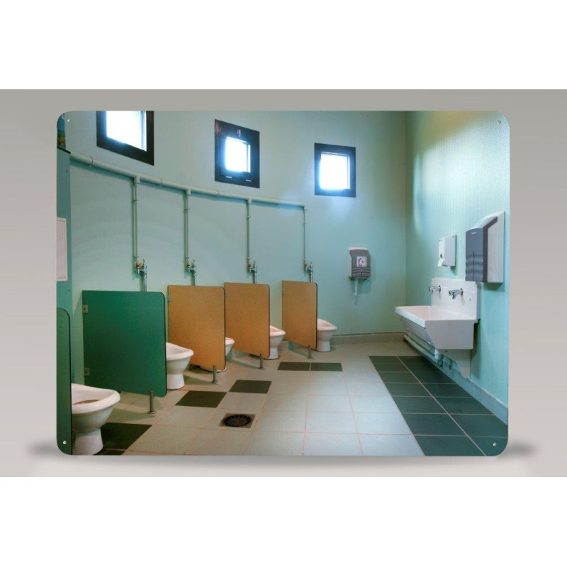 Miroir incassable pour sanitaire en plexichok - 600 x 800 mm  - Garantie 3 ans