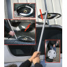 Miroir d'inspection sur roulettes - Diamètre 440 mm - Garantie 3 ans